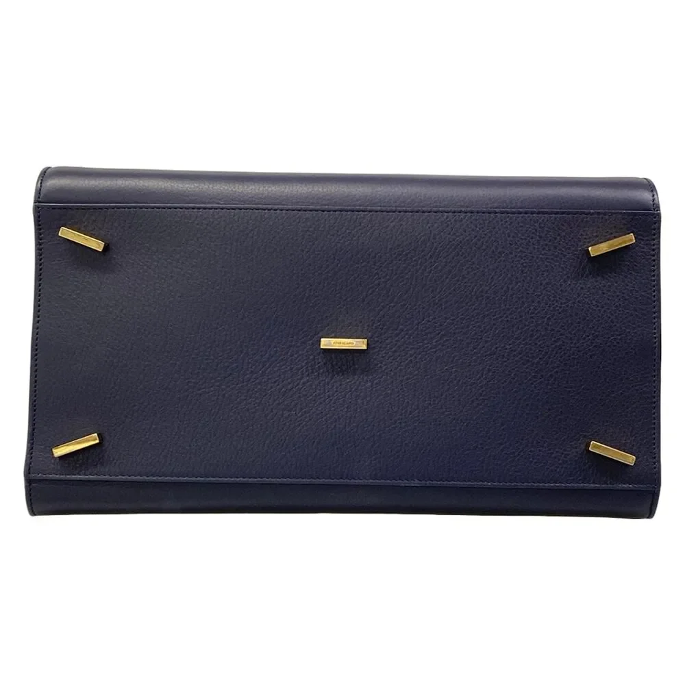 Salvatore Ferragamo Hug Handbag M Handbag 215608 Midnight Blue (Dark Navy)